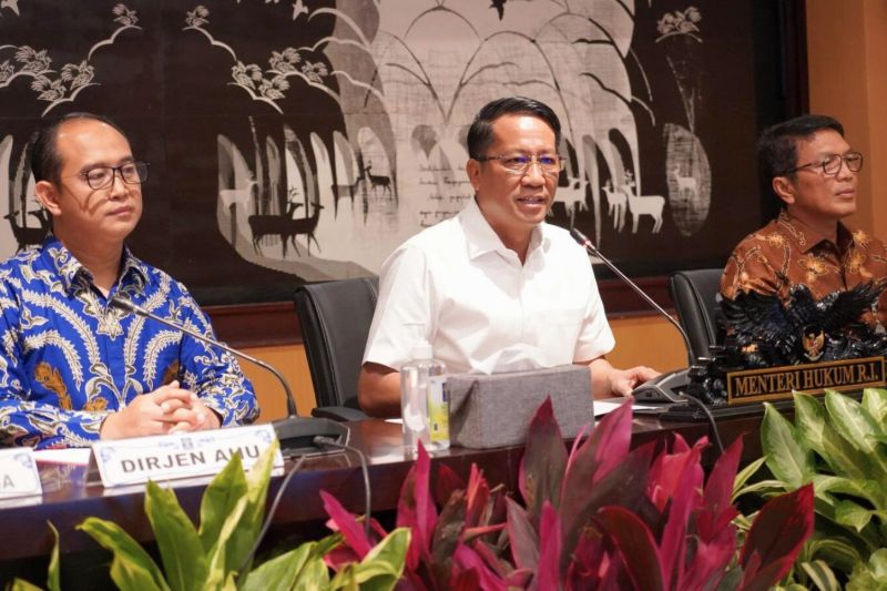 Menkum: Peningkatan peringkat FATF dorong semangat kerja Kemenkum