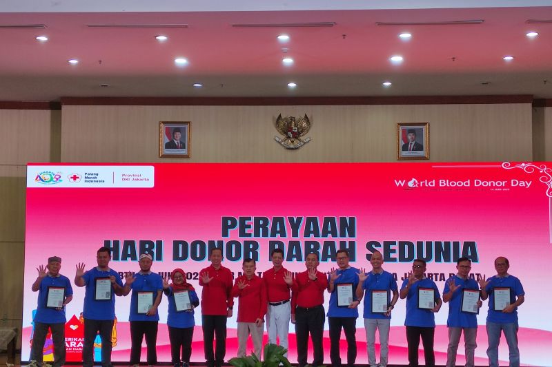 PMI DKI berikan penghargaan kepada 81 pendonor dan 10 rumah sakit