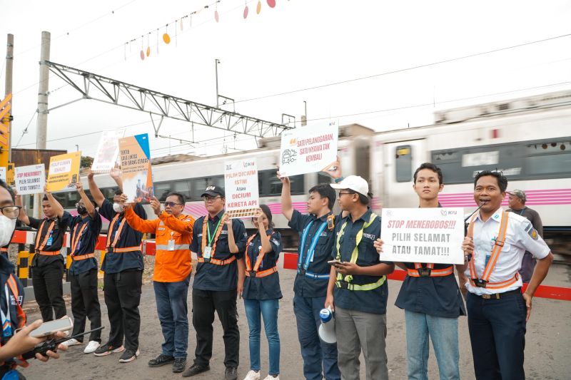 KAI Jakarta tutup 26 titik perlintasan liar di awal 2025 