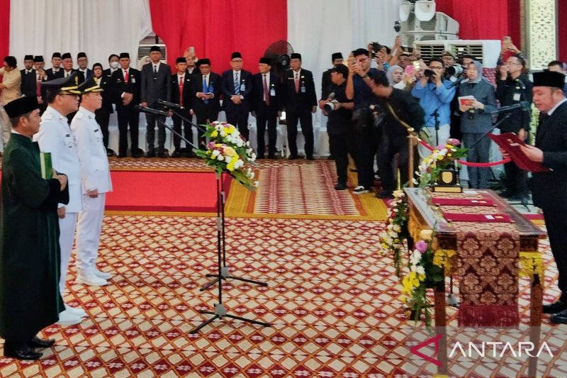 Gubernur Sumsel Herman Deru lantik Bupati Empat Lawang