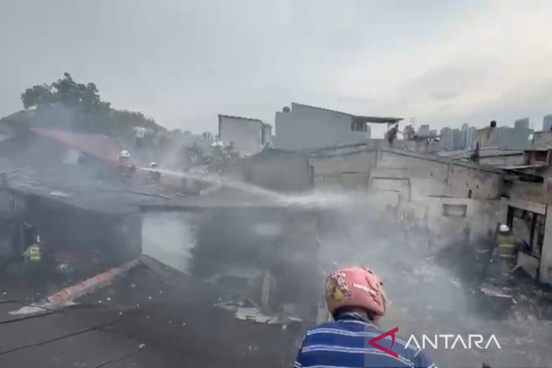 Enam rumah tinggal di Palmarah Jakbar dilalap si jago merah