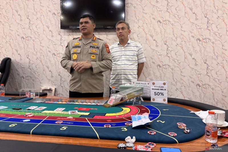 Polda Jabar bongkar judi kasino di Kosambi Bandung