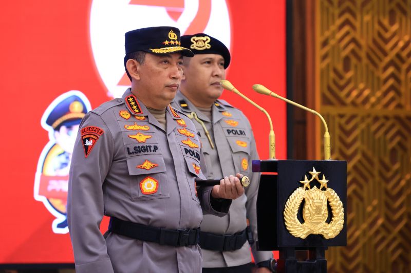 Kapolri pimpin upacara Pemuliaan Tribrata peringati Hari Bhayangkara