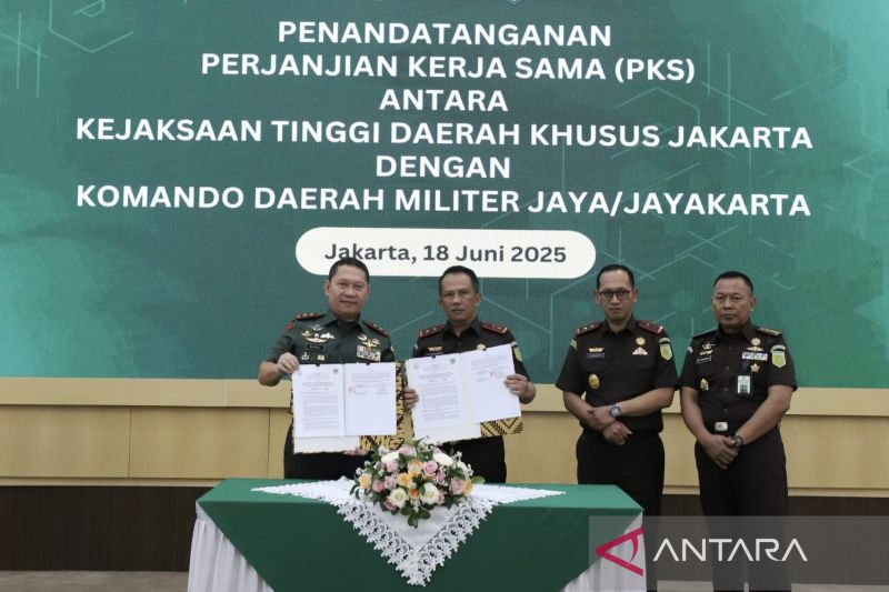 Kejati dan Kodam Jaya kerja sama hadapi tantangan penegakan hukum