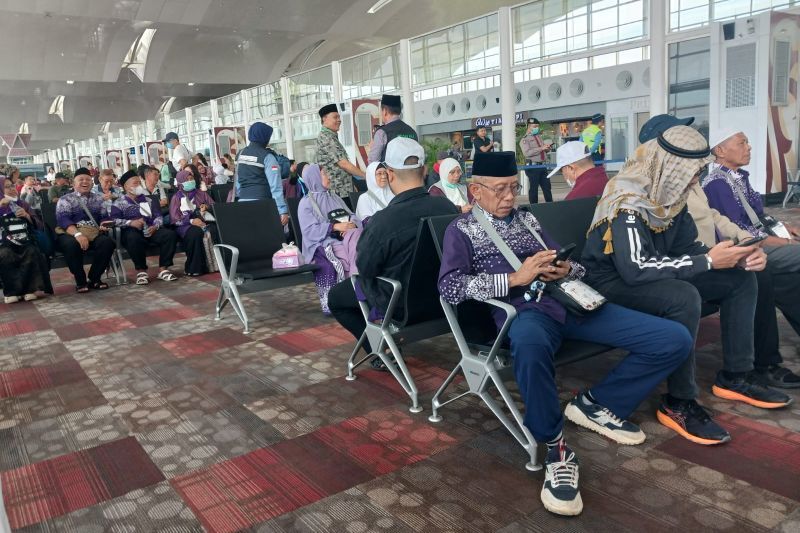 Jamaah haji Depok Kloter 12 JKS tiba dengan selamat