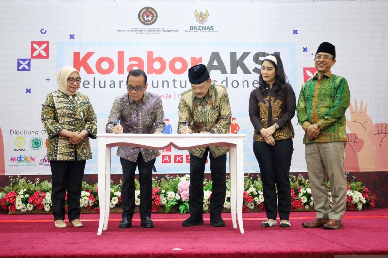 Baznas dan Kemenko PMK bekerja sama berdayakan perempuan prasejahtera