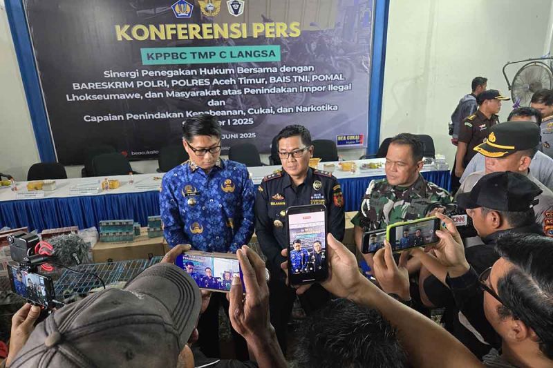 Bea Cukai Langsa-Aceh gagalkan 11 penyelundupan narkoba sepanjang 2025