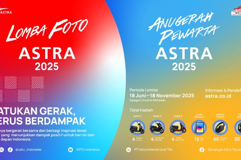 Astra kembali menggelar Lomba Foto dan Anugerah Pewarta 2025