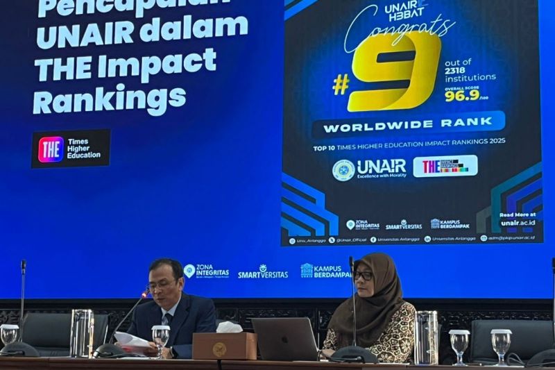 Unair tembus 200 besar dunia versi QS WUR 2025