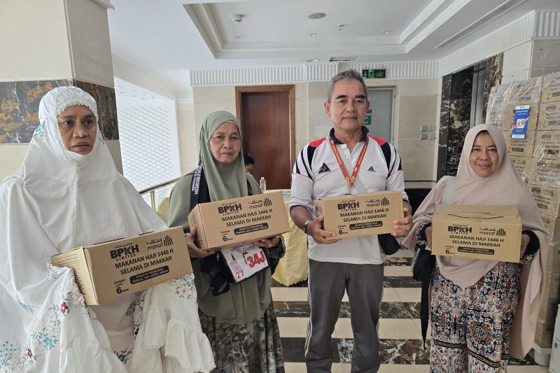 Jamaah haji puas atas layanan katering usai puncak haji