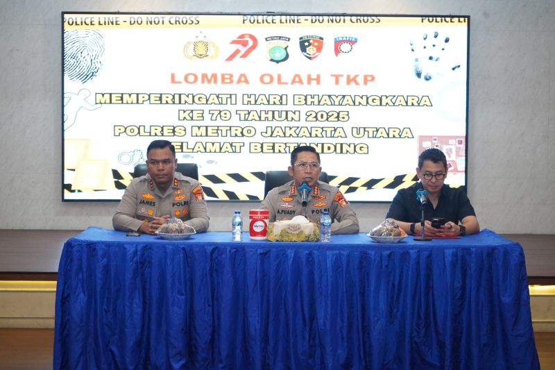 Sambut HUT Bhayangkara, Polres Metro Jakut gelar lomba olah TKP