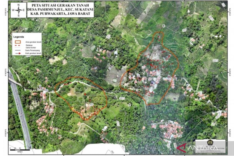 Geologi ungkap pemicu bencana satu kampung di Purwakarta dievakuasi