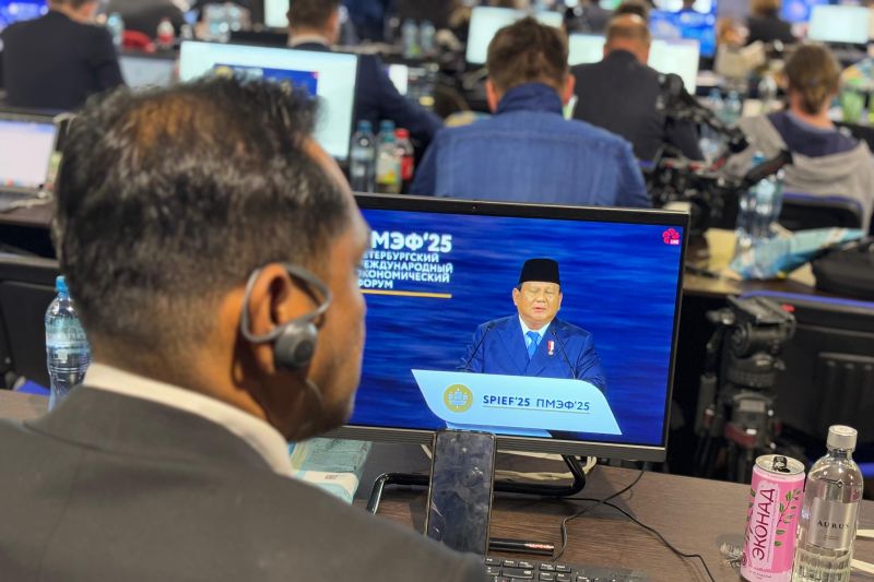 Prabowo: SPIEF pertemukan pemimpin dari Barat hingga Eurasia