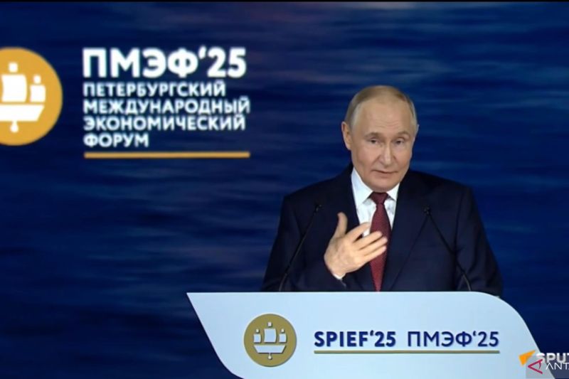 Putin: Ekonomi Rusia tidak lagi bergantung pada sektor migas