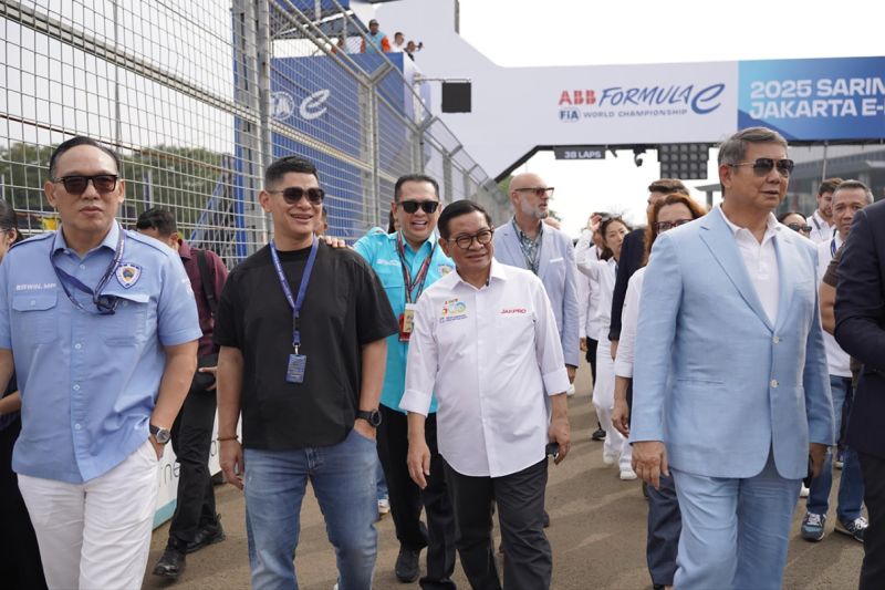Pram-Doel kompak saksikan final Formula E di Ancol