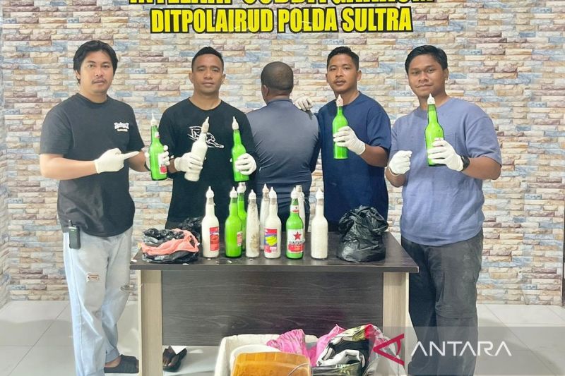 Polisi ringkus nelayan pengebom ikan di Pulau Bokori Konawe