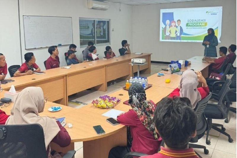 BPJAMSOSTEK Tangsel sosialisasi literasi jaminan sosial ke pekerja
