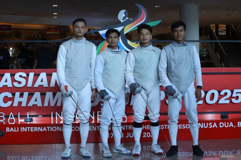 Tim floret beregu putra Indonesia takluk dari Filipina
