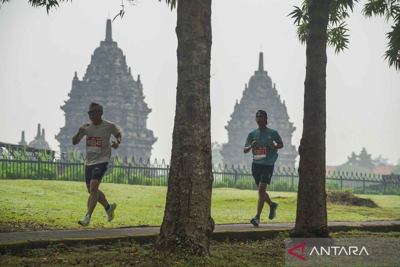 Ribuan peserta dari 17 negara ambil bagian dalam Mandiri Jogja Marathon 2025