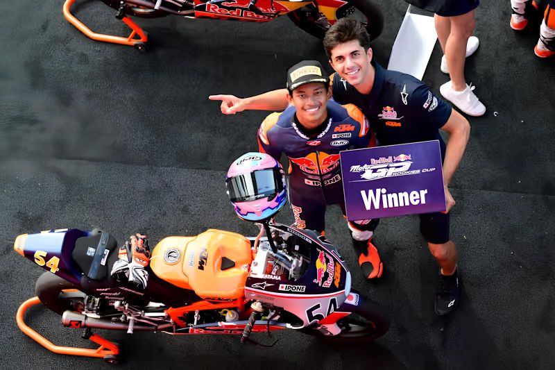 Veda Ega Pratama berniat meraih kemenangan lagi di Rookies Cup