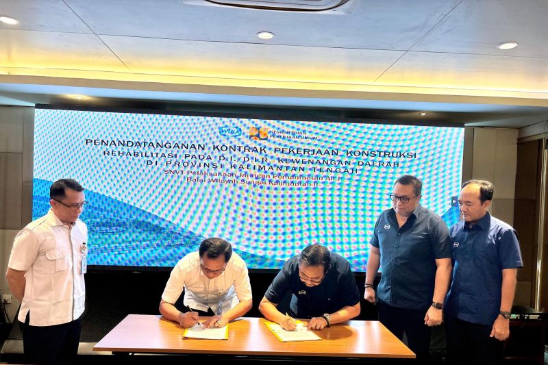 WIKA Dukung Ketahanan Pangan Kalimantan Tengah Melalui Proyek Rehabilitasi Irigasi