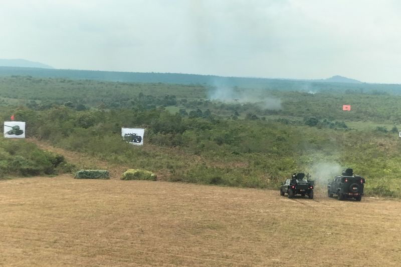 Kopasgat simulasikan misi penghancuran tank dan ranpur musuh
