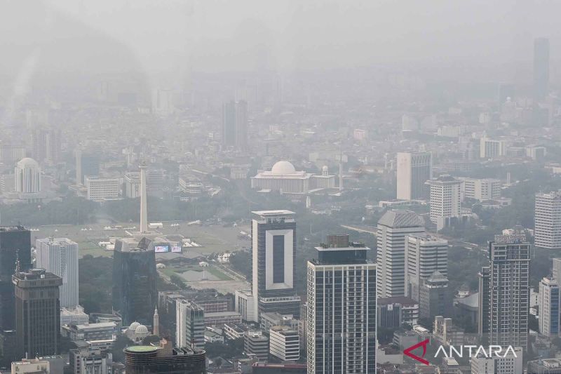 Rabu pagi, kualitas udara Jakarta terburuk ketiga di dunia