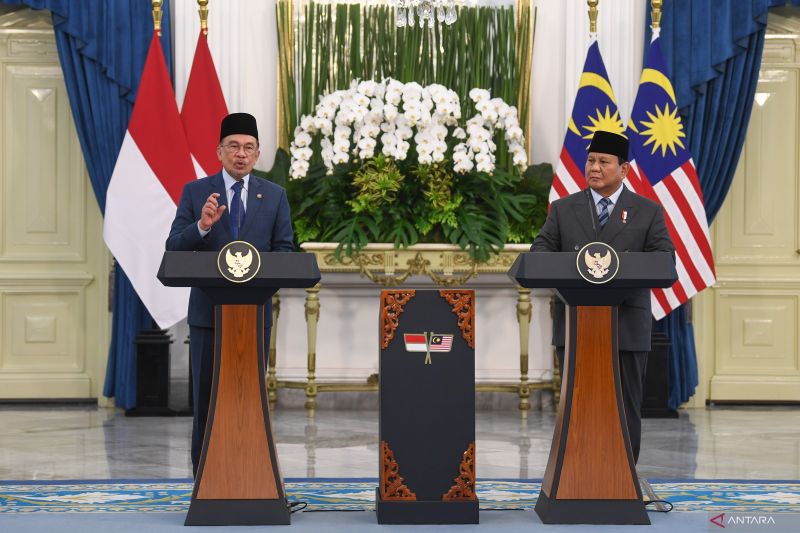 RI-Malaysia kompak dukung Palestina dan perdamaian Timur Tengah