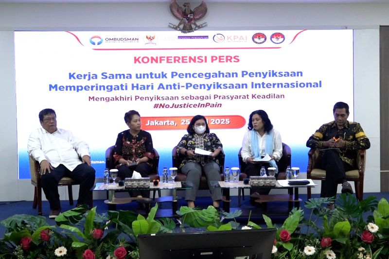 Ombudsman hingga LPSK dorong penegakan hukum bebas praktik penyiksaan