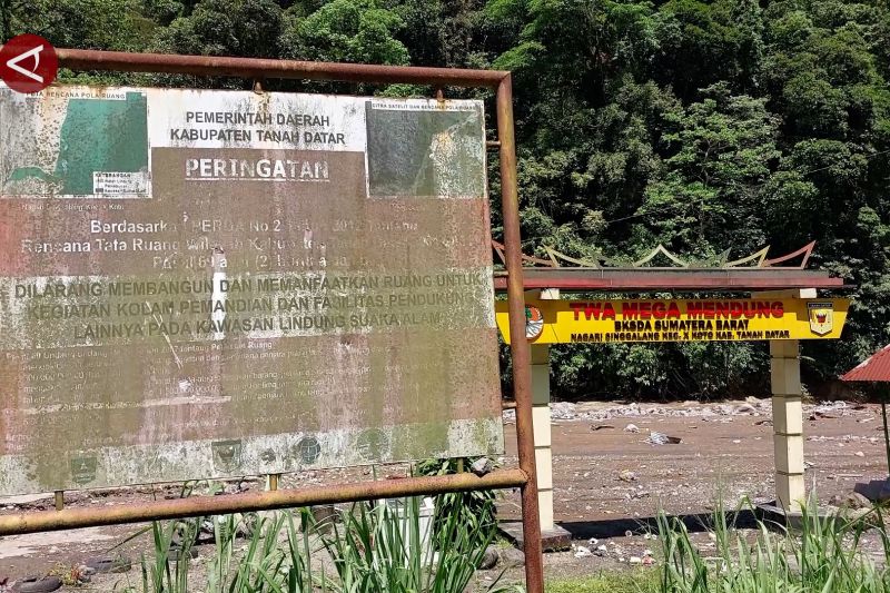 Gubernur Sumbar dukung penutupan 9 lokasi ilegal di TWA Mega Mendung