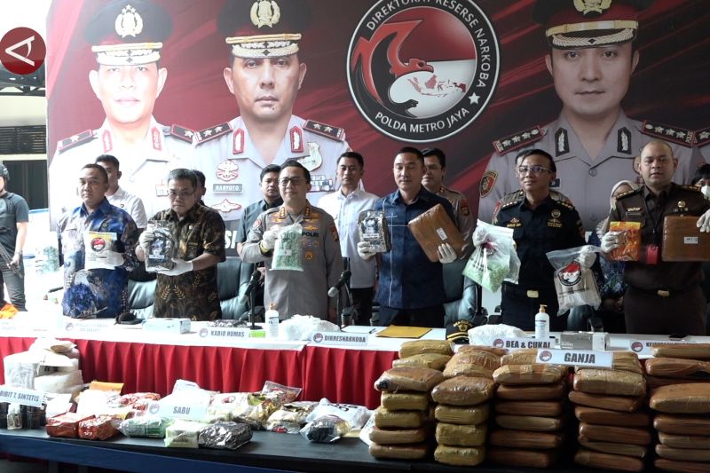 Polda Metro Jaya ungkap ribuan kasus narkoba selama Mei dan Juni