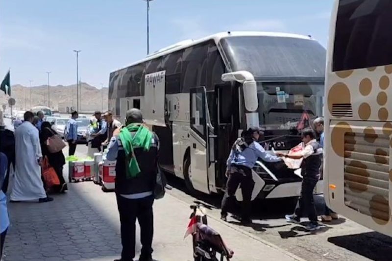 18 kloter jamaah haji Indonesia tiba di Madinah lewat Terminal Hijrah