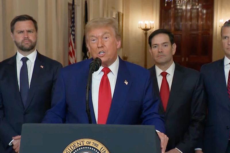 Trump ancam serang Iran kembali jika perdamaian tak segera terwujud