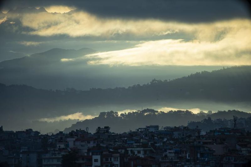 Album Asia: Menikmati pemandangan pagi di Lalitpur, Nepal