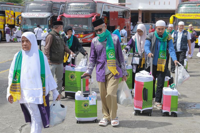 PPIH: 4.429 haji Aceh tiba di tanah air dan lima belum bisa kembali