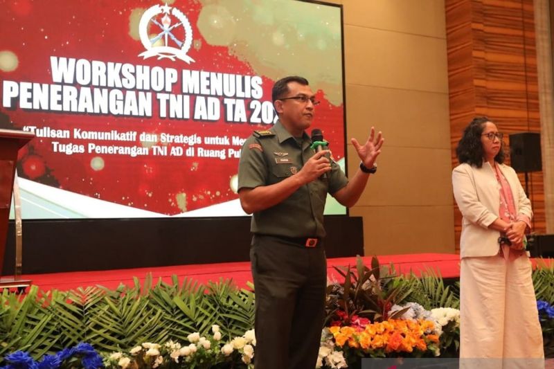 Dinas Penerangan TNI AD latih personel dalam penulisan berita