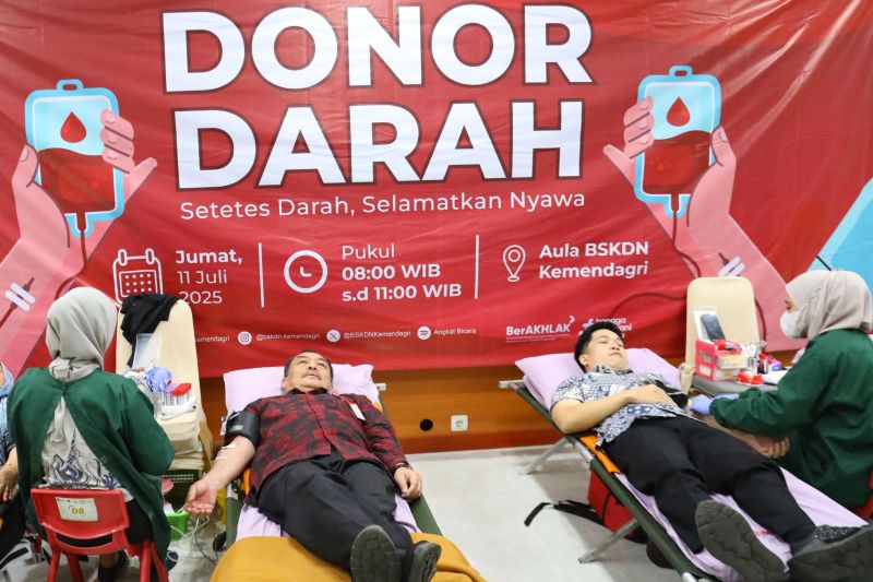 BSKDN Kemendagri dorong budaya tanggap darurat lewat donor darah