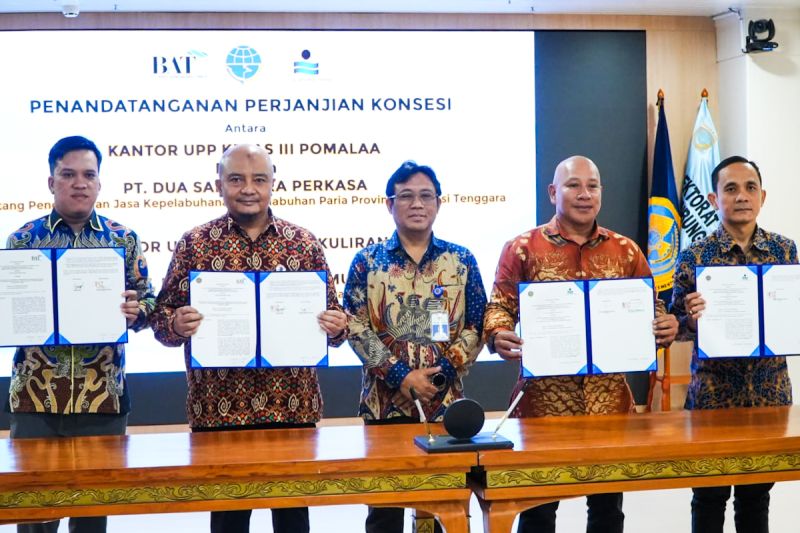kemenhub-teken-dua-perjanjian-konsesi-kepelabuhanan-tingkatkan-pnbp
