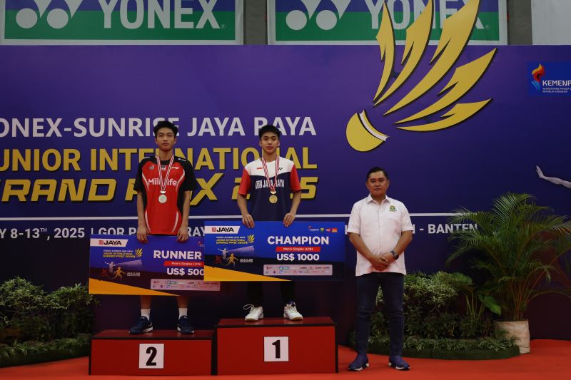 Tuan rumah raih empat gelar di Jaya Raya Junior Grand Prix 2025