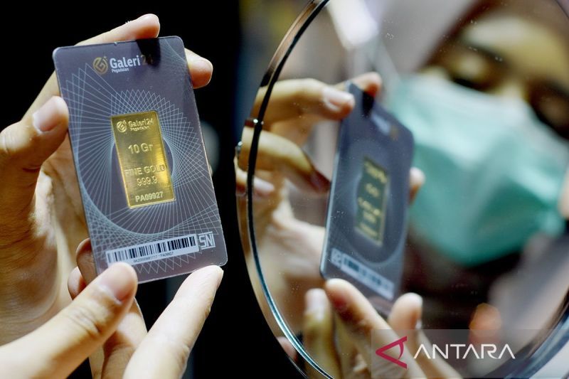 Emas Pegadaian lanjutkan tren kenaikan harga jual tiga hari beruntun