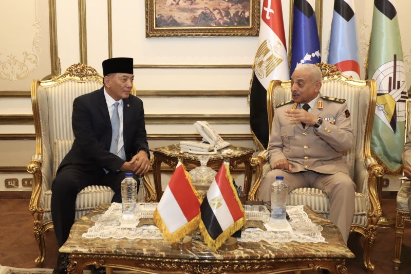 Menhan RI dan Menhan Mesir bahas penguatan kerja sama pertahanan
