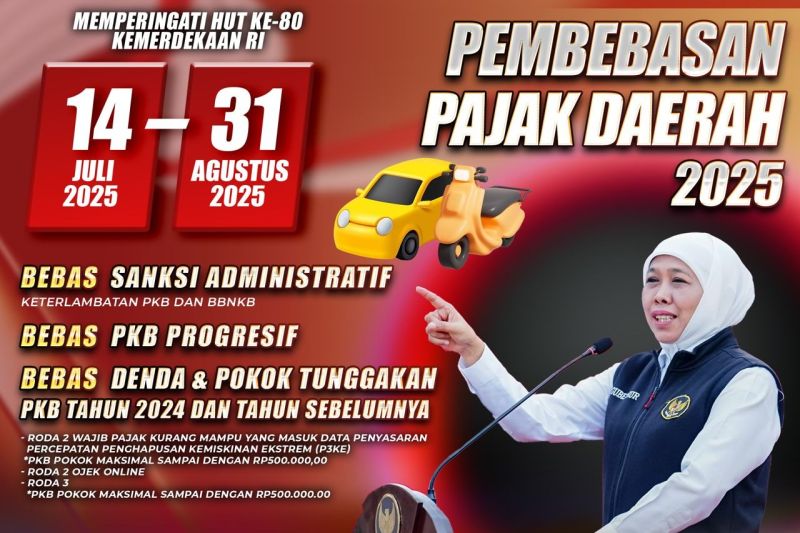 pemprov-jatim-gelar-pemutihan-pajak-kendaraan-hingga-31-agustus-2025