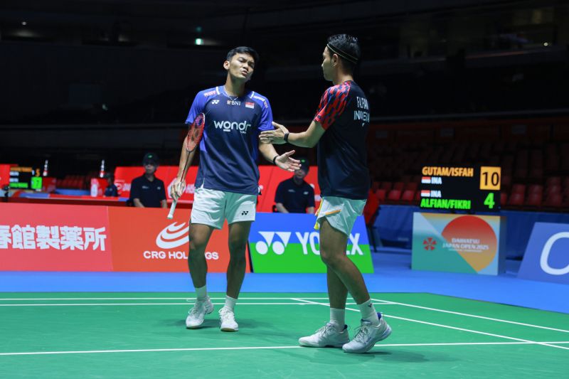 Giliran ganda putra habis setelah Fajar/Fikri tersingkir di Japan Open