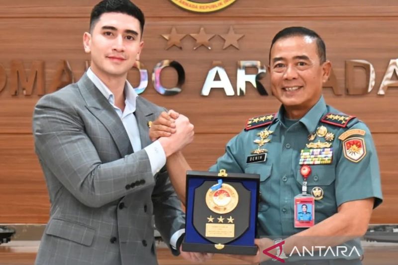 Koarmada RI dapuk Verrel Bramasta jadi Duta Maritim TNI AL