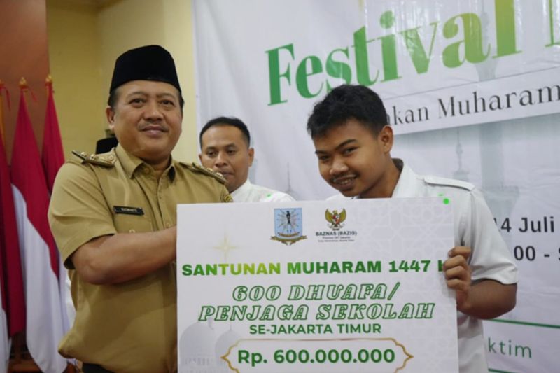 Jaktim salurkan santunan kepada ribuan mustahik sebesar Rp2,2 miliar