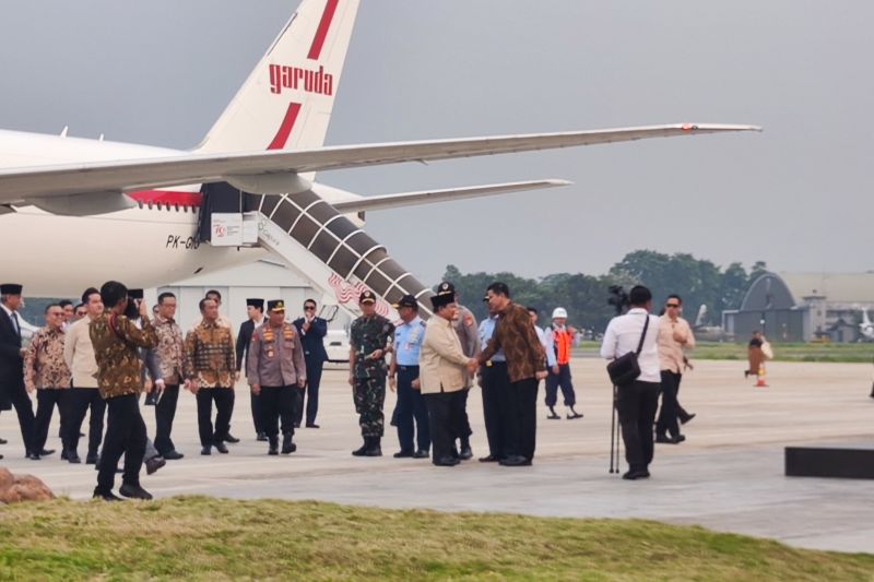 Presiden Prabowo tiba di Tanah Air usai lawatan ke enam negara