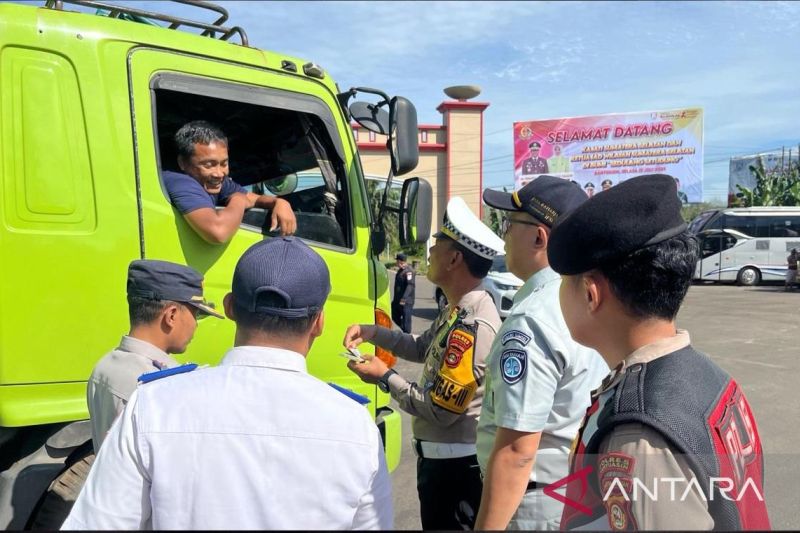 Polres Banyuasin pusatkan operasi patuh di ruas Palembang - Betung