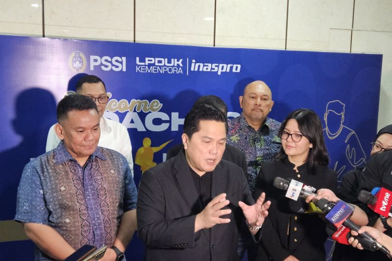 Erick Thohir siap terima kritik dan hujatan terkait performa timnas