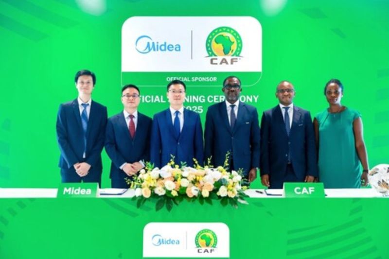 Midea Bermitra dengan CAF, Jadi Sponsor Resmi TotalEnergies CAF AFCON 2025