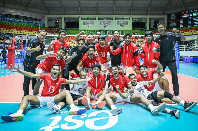 Voli Asia U-16 2025 - Indonesia rebut peringkat kelima, tundukkan Uzbekistan 3-2